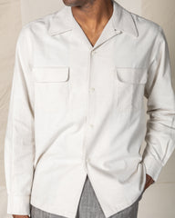 Attractions Flap Pocket Flannel Shirt - White - Standard & Strange