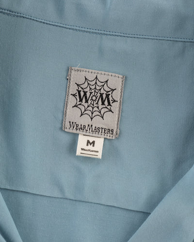 Attractions Flap Pocket Rayon S/S Shirt - Sax - Standard & Strange