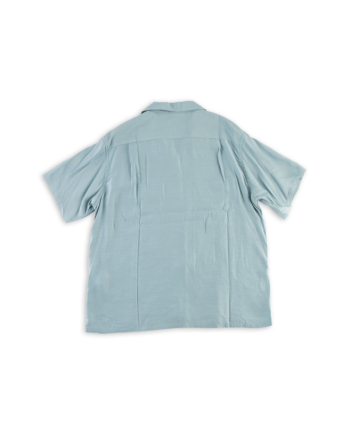 Attractions Flap Pocket Rayon S/S Shirt - Sax - Standard & Strange