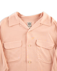 Attractions Flap Pocket Rayon Shirt - Pink - Standard & Strange