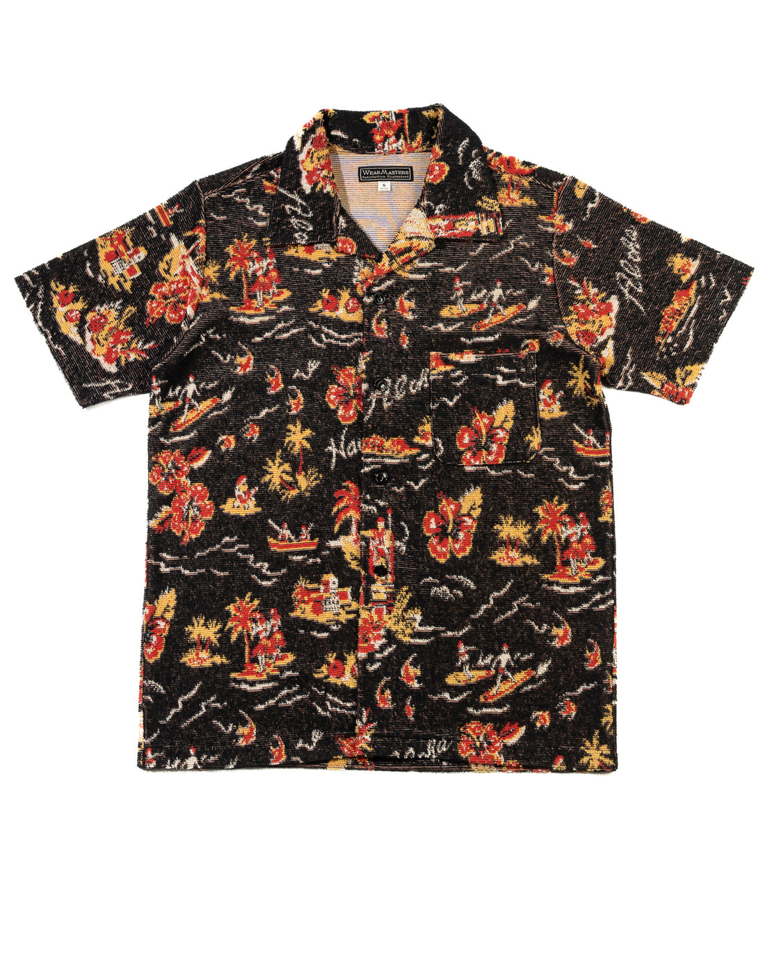 Attractions Hawaii Pile Shirt - Black - Standard & Strange