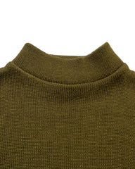 Attractions High Neck Sweater - Olive x Black - Standard & Strange