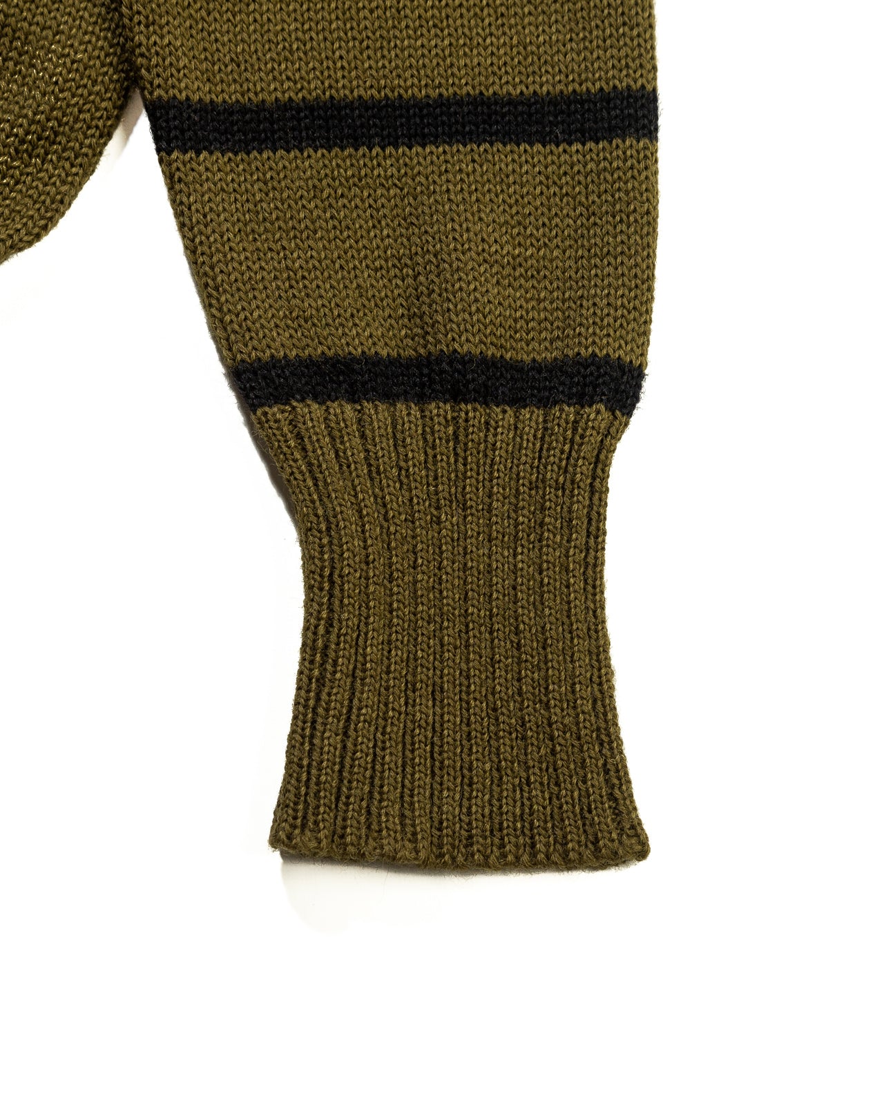 Attractions High Neck Sweater - Olive x Black - Standard & Strange