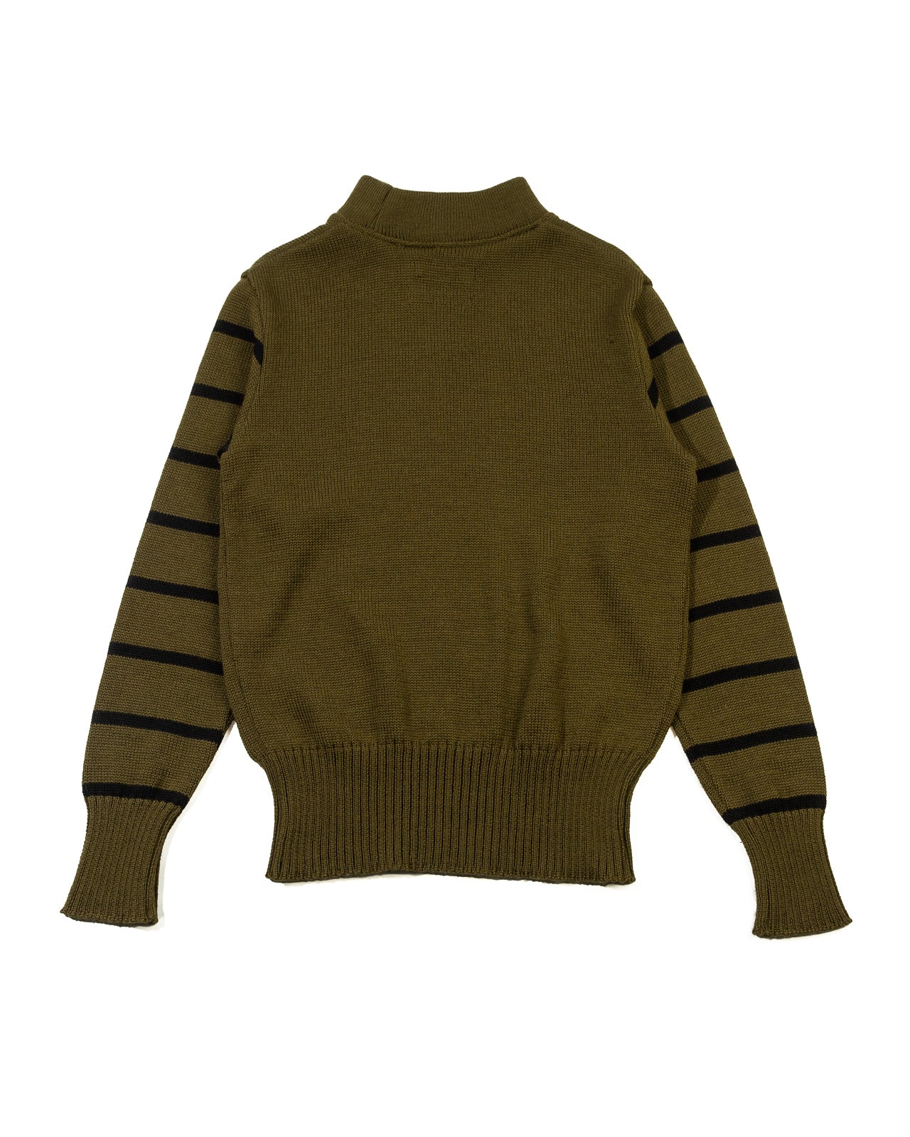 Attractions High Neck Sweater - Olive x Black - Standard & Strange