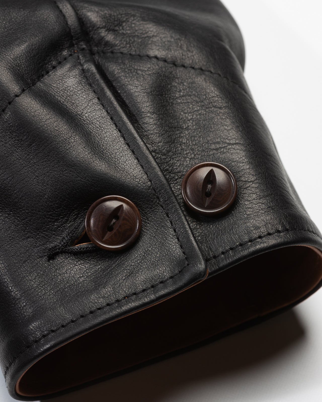 Louis Vuitton Embroidered Leather Mix Blouson Dark Grey. Size 44