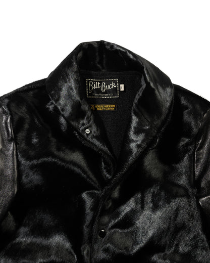 Attractions King Shawl Jacket - Black Hair on Hide - Standard & Strange
