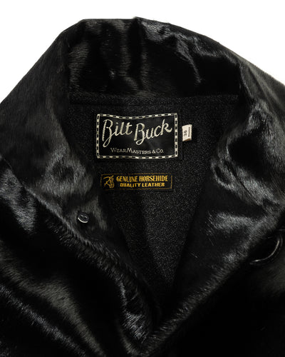 Attractions King Shawl Jacket - Black Hair on Hide - Standard & Strange