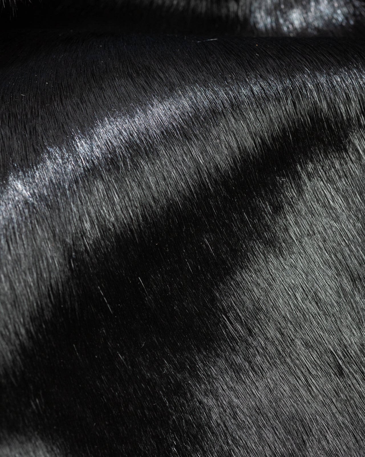 Attractions King Shawl Jacket - Black Hair on Hide - Standard & Strange