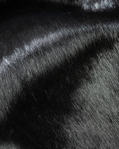 Attractions King Shawl Jacket - Black Hair on Hide - Standard & Strange