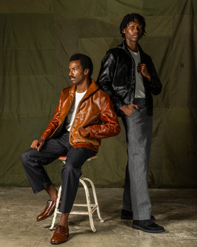 Attractions King Shawl Jacket - Black Hair on Hide - Standard & Strange