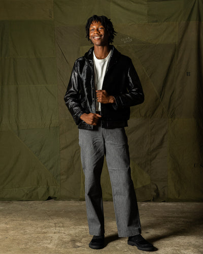 Attractions King Shawl Jacket - Black Hair on Hide - Standard & Strange