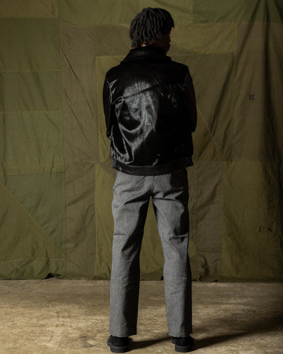 Attractions King Shawl Jacket - Black Hair on Hide - Standard & Strange