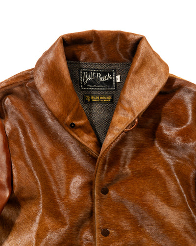 Attractions King Shawl Jacket - Brown Hair on Hide - Standard & Strange