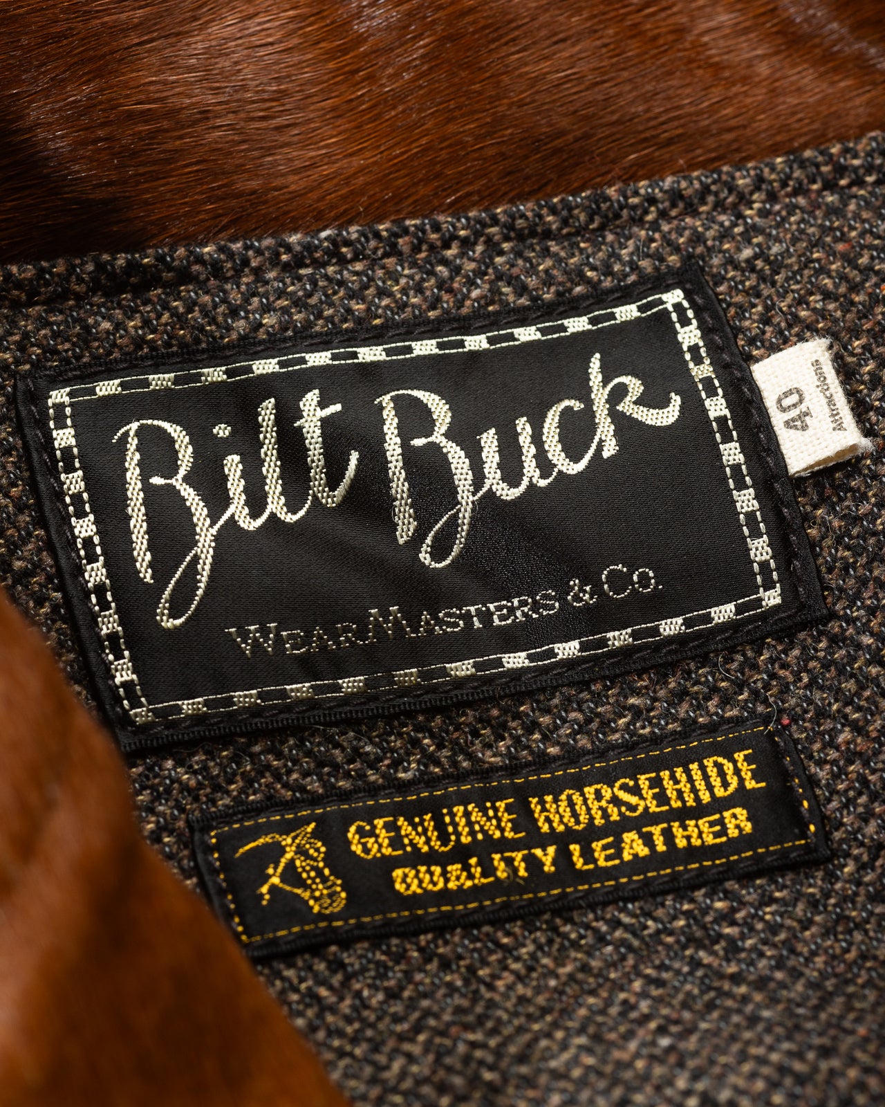 Attractions King Shawl Jacket - Brown Hair on Hide - Standard & Strange