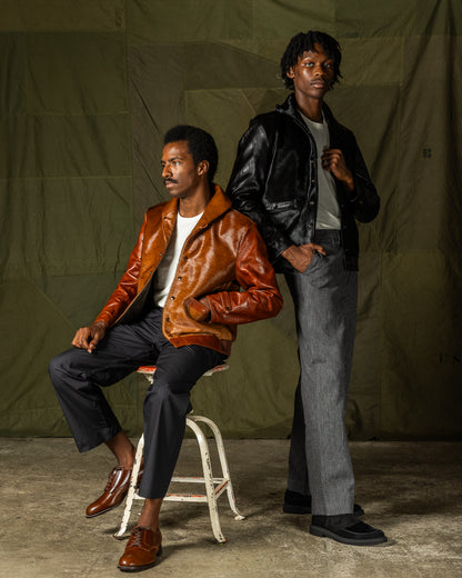 Attractions King Shawl Jacket - Brown Hair on Hide - Standard & Strange