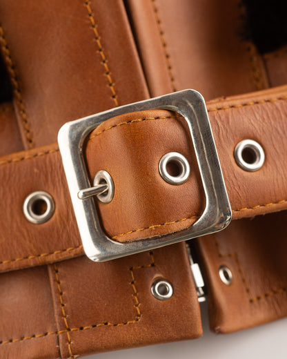 Attractions Limited Guidi Calfskin Grizzly Jacket - Brown x Navy - Standard & Strange