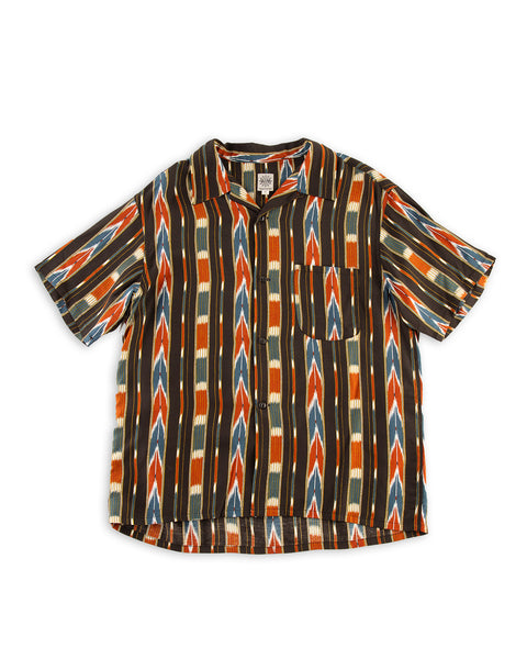M 80s イタリア製 Abstract Print Rayon shirt M 80s イタリア製 Abstract Print Rayon shirt