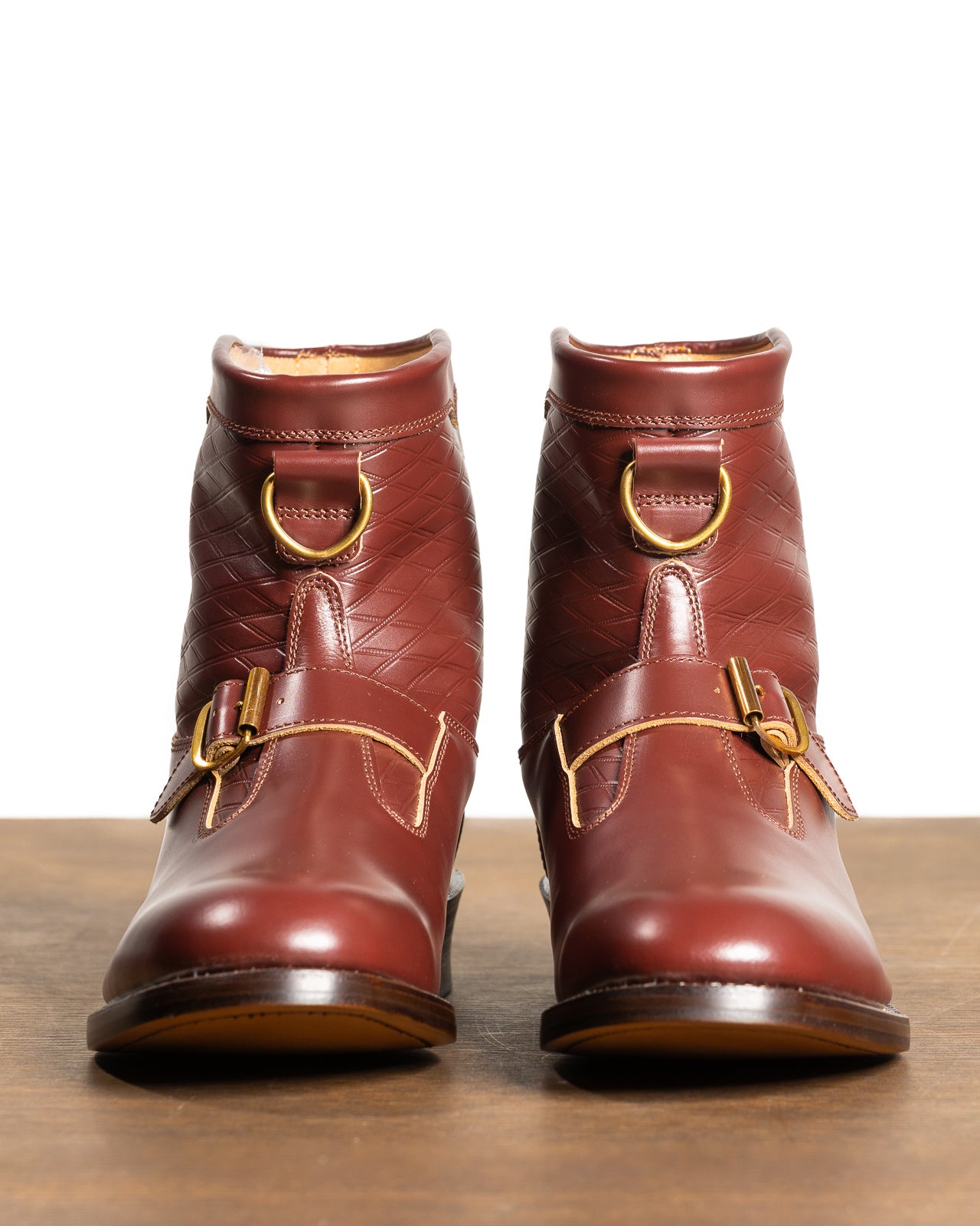 Flat Roper Boot Attractions Roper Boots - Burgundy – Standard & Strange