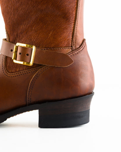 Attractions S&S x Attractions 444 Engineer Boot - Brown Horsehair - Standard & Strange