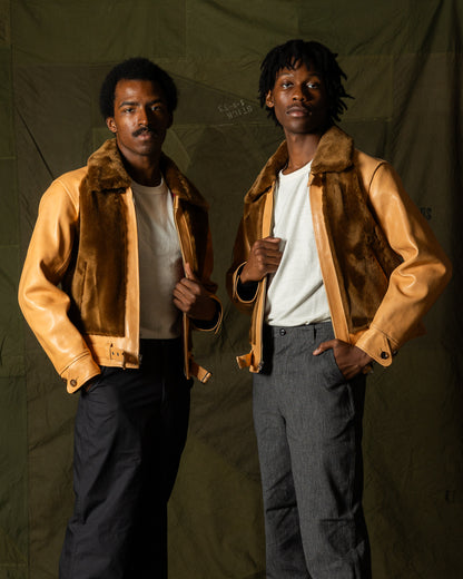 Attractions S&S x Attractions Grizzly Jacket - Brown Mouton - Standard & Strange