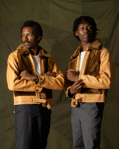 Attractions S&S x Attractions Grizzly Jacket - Brown Mouton - Standard & Strange