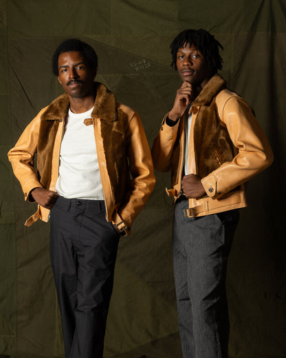 Attractions S&S x Attractions Grizzly Jacket - Brown Mouton - Standard & Strange