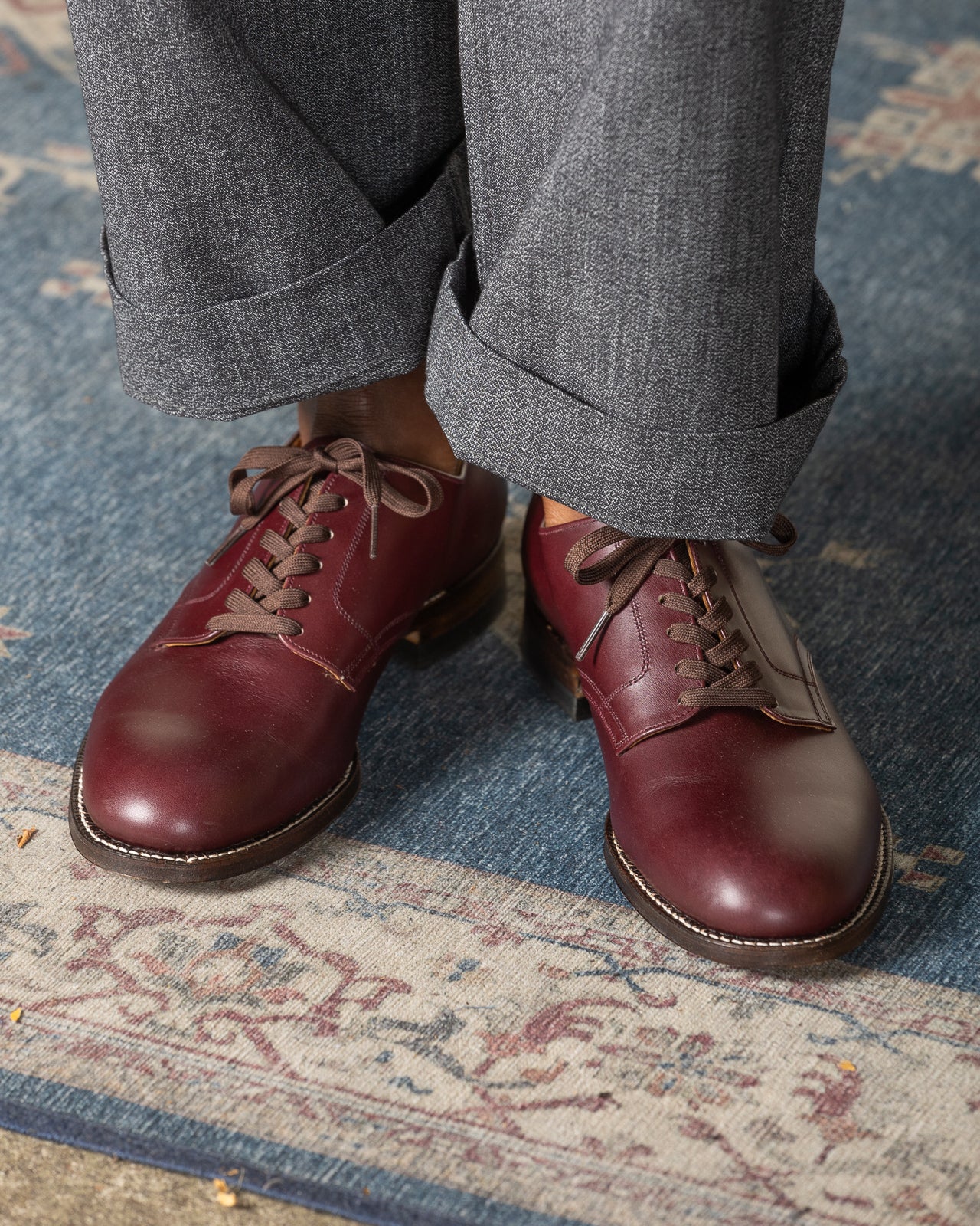 Attractions Service Shoes - Burgundy - Standard & Strange