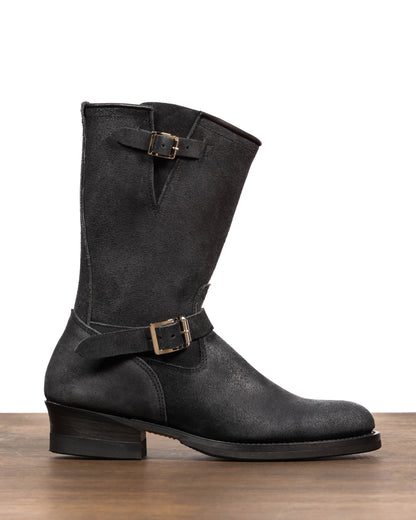 Attractions Suede Engineer Boot - Black - Standard & Strange