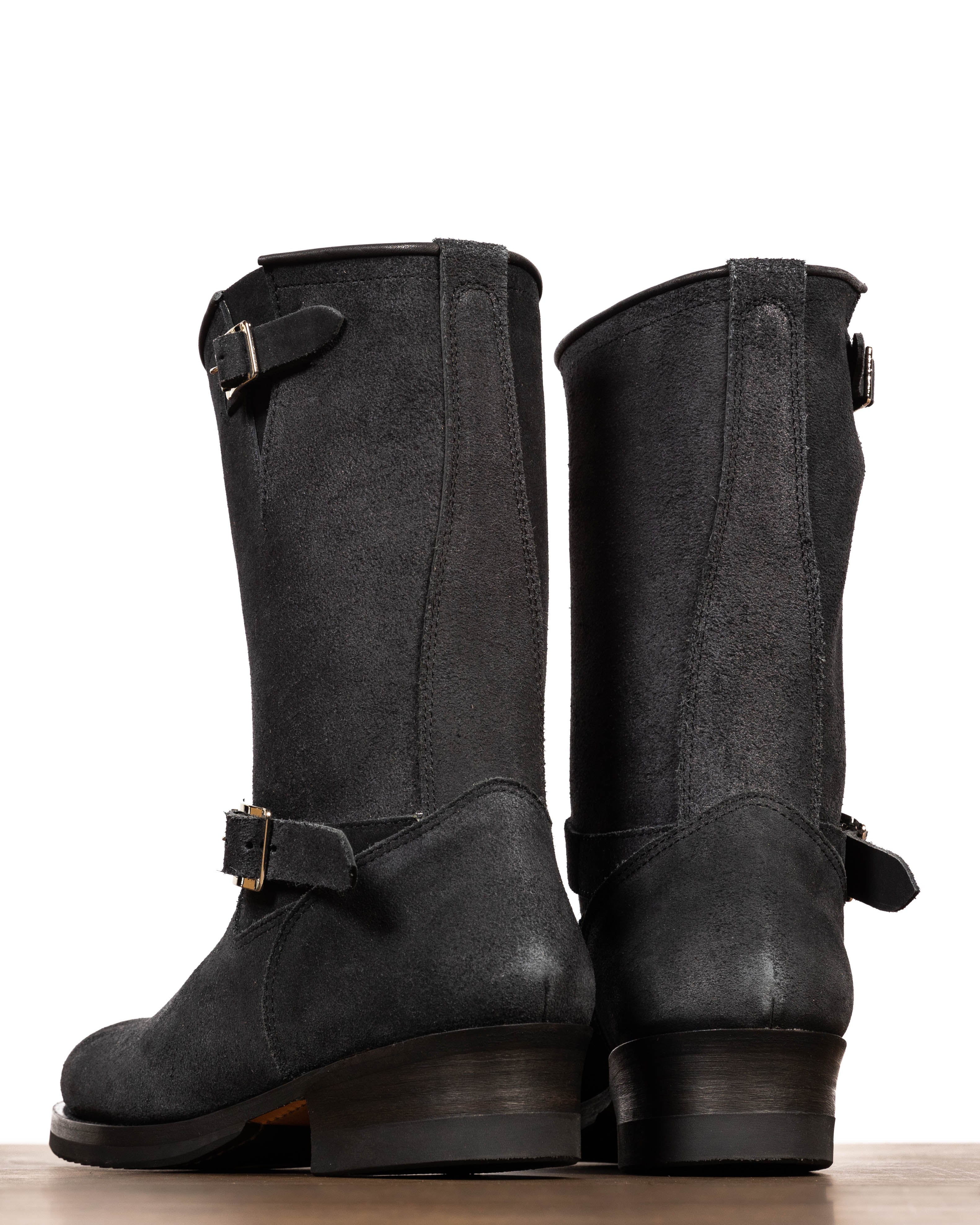 Attractions Suede Engineer Boot - Black - Standard & Strange