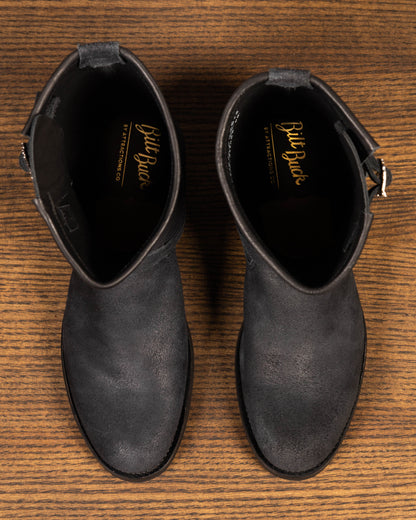 Attractions Suede Engineer Boot - Black - Standard & Strange