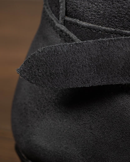 Attractions Suede Engineer Boot - Black - Standard & Strange