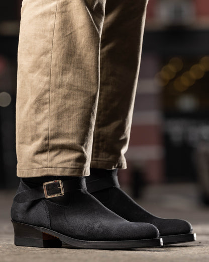 Attractions Suede Engineer Boot - Black - Standard & Strange