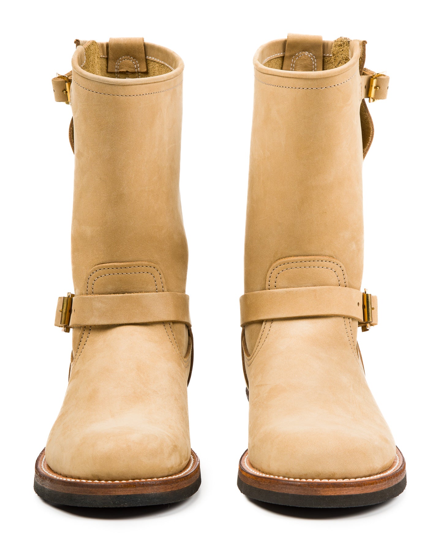 Suede Engineer Boot - Sand Beige Nubuck – Standard & Strange
