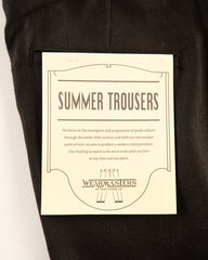 Attractions Summer Trousers - Black - Standard & Strange