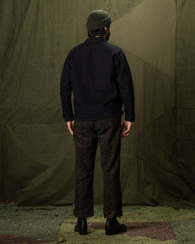 Black Sign "Sashiko" 15.5oz Black Denim Shirt - Midnight Black - Standard & Strange