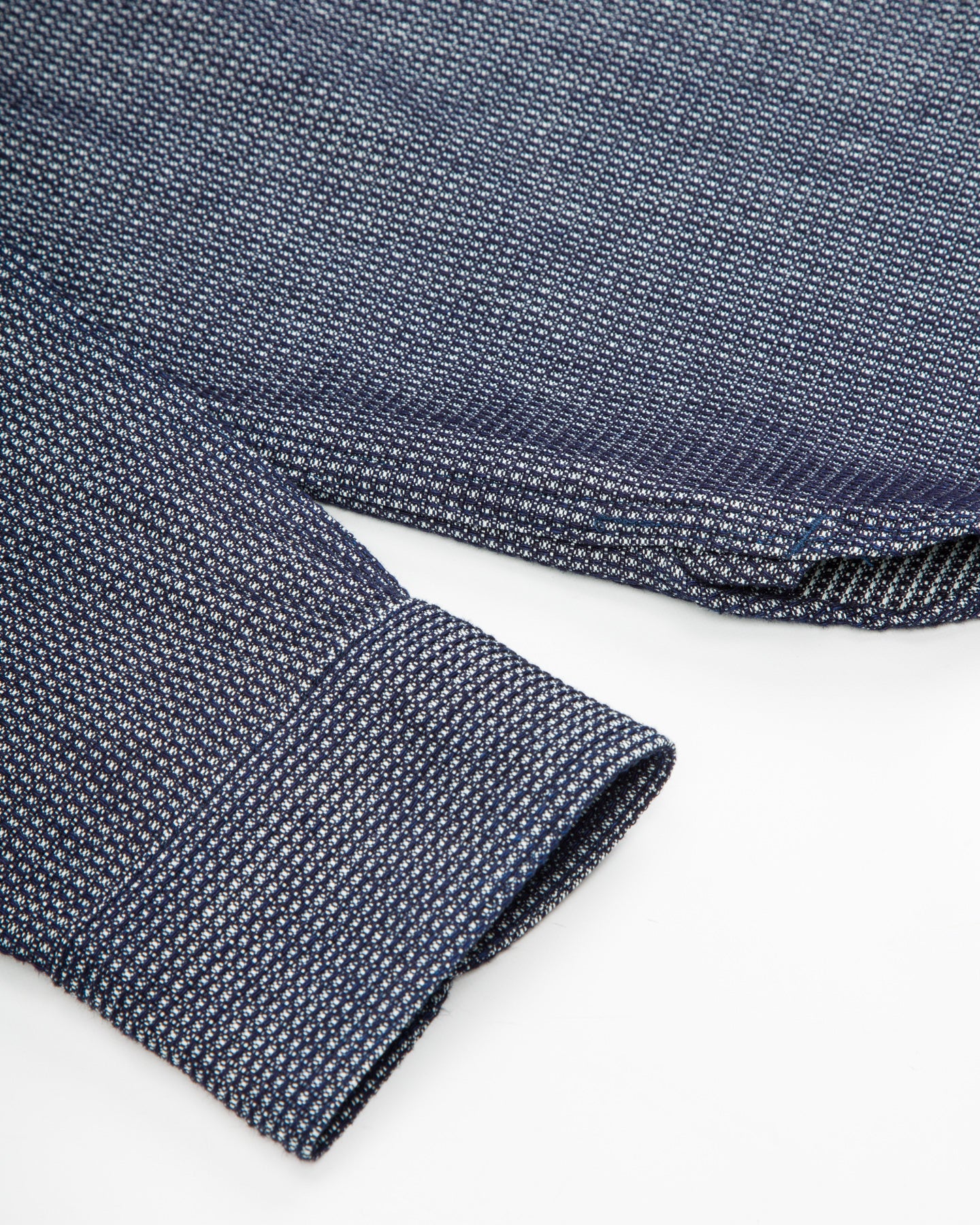 Black Sign 10 oz Dobby Denim Open Pocket Work Shirt - Dark Indigo - Standard & Strange