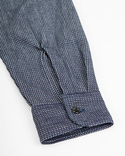 Black Sign 10 oz Dobby Denim Open Pocket Work Shirt - Dark Indigo - Standard & Strange