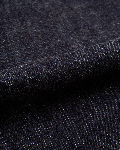 Black Sign 14oz Indigo Denim Pleats Jacket - Standard & Strange