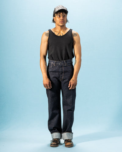 Black Sign 15oz Vocalion Waist Overalls - Dark Indigo - Standard & Strange