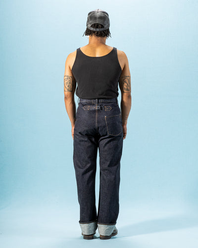 Black Sign 15oz Vocalion Waist Overalls - Dark Indigo - Standard & Strange