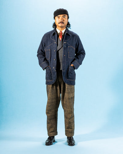 Black Sign 1910s 9oz Death Valley Jacket - Dark Indigo - Standard & Strange