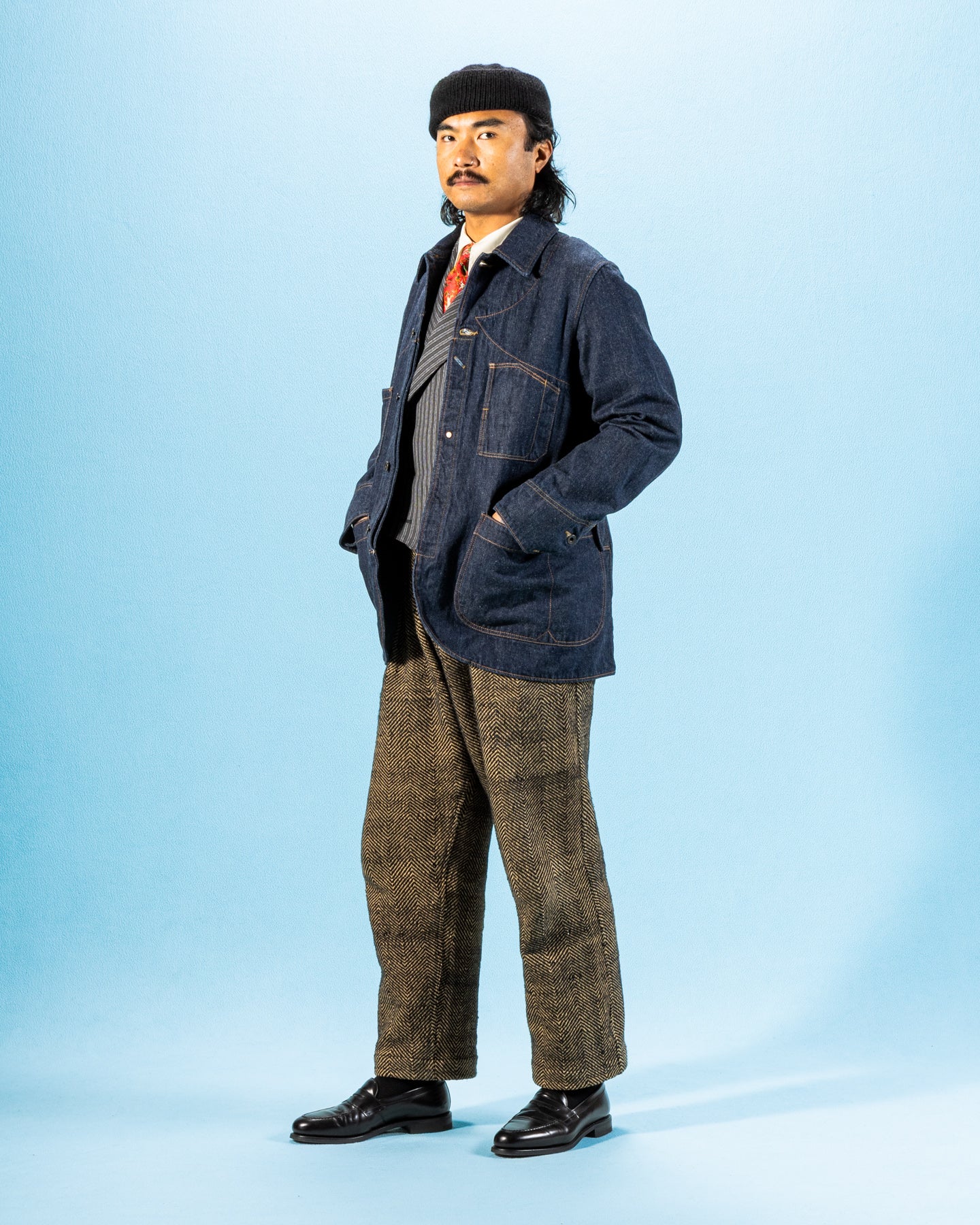 Black Sign 1910s 9oz Death Valley Jacket - Dark Indigo - Standard & Strange