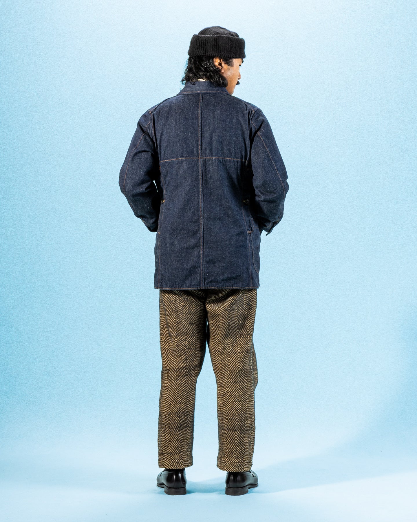 1910s 9oz Death Valley Jacket - Dark Indigo – Standard & Strange 1910s 9oz Death Valley Jacket - Dark Indigo – Standard & Strange