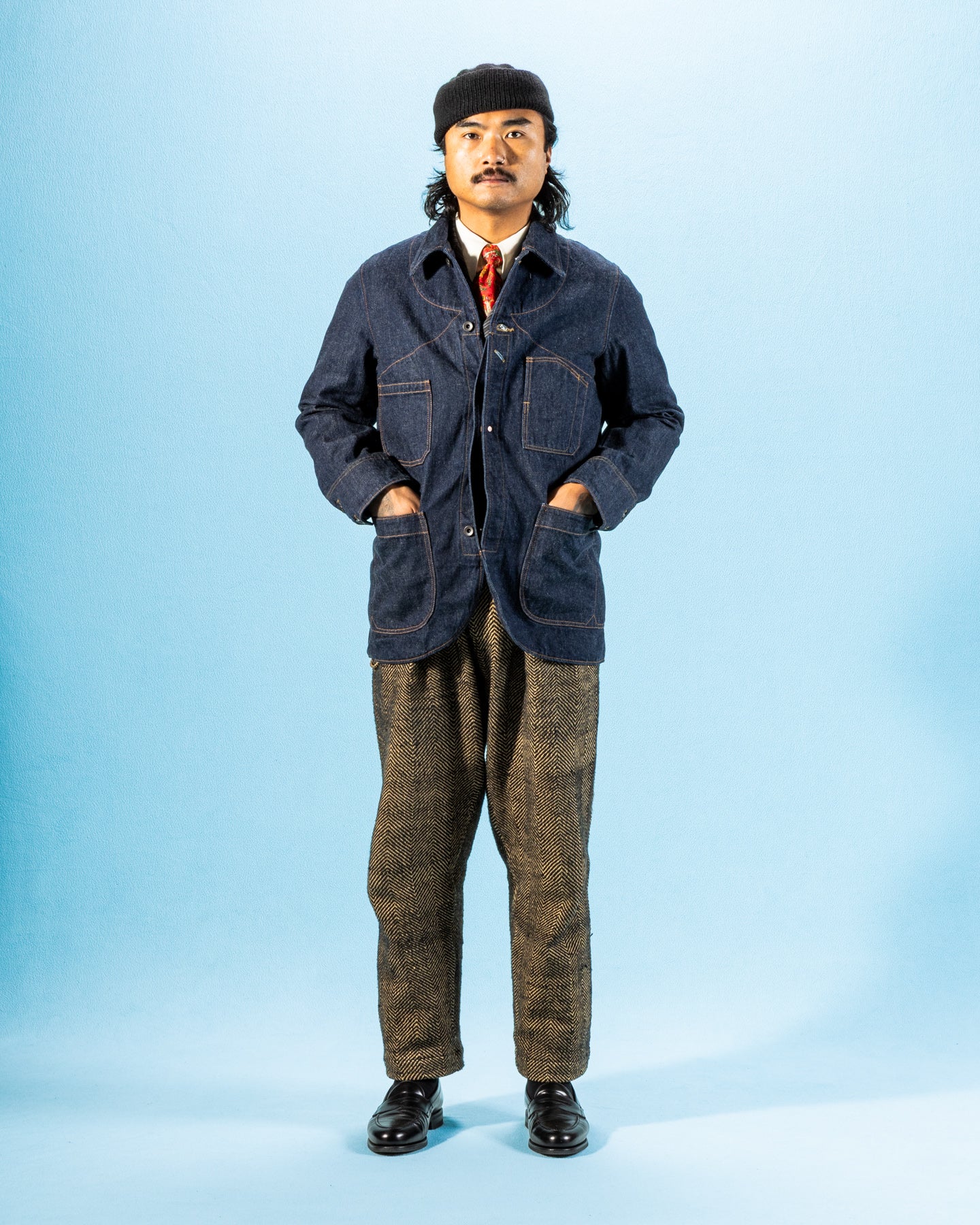 1910s 9oz Death Valley Jacket - Dark Indigo – Standard & Strange 1910s 9oz Death Valley Jacket - Dark Indigo – Standard & Strange
