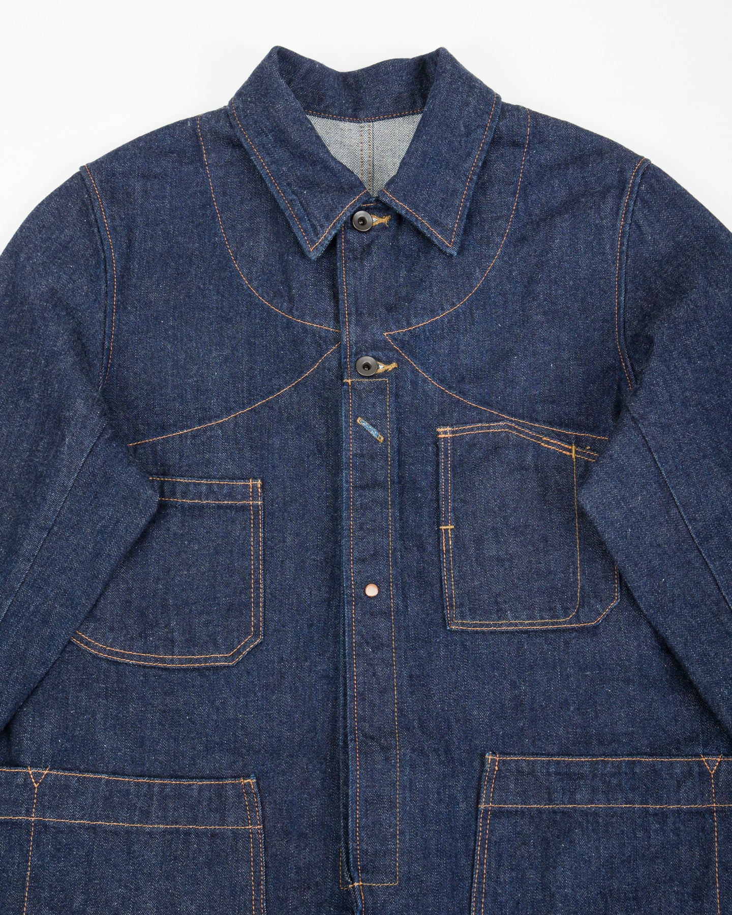 Black Sign 1910s 9oz Death Valley Jacket - Dark Indigo - Standard & Strange