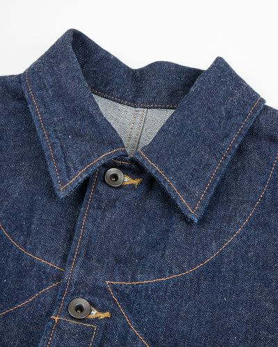 Black Sign 1910s 9oz Death Valley Jacket - Dark Indigo - Standard & Strange