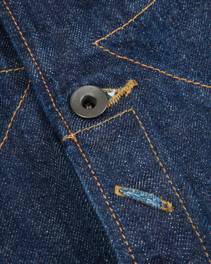 Black Sign 1910s 9oz Death Valley Jacket - Dark Indigo - Standard & Strange