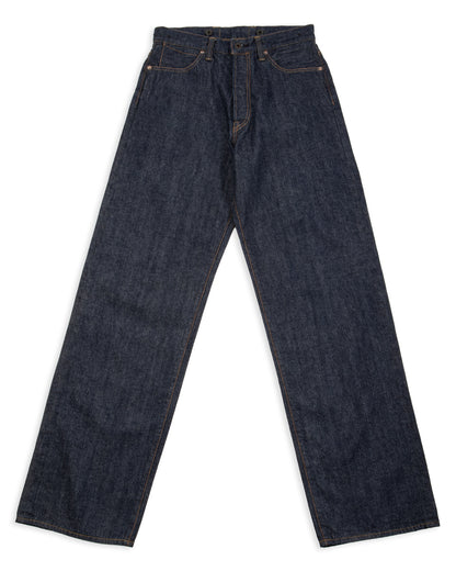 Black Sign 1920s 10.5 oz Dockery Waist-Overalls - Dark Indigo - Standard & Strange