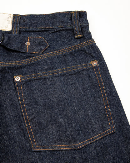 Black Sign 1920s 10.5 oz Dockery Waist-Overalls - Dark Indigo - Standard & Strange