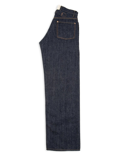 Black Sign 1920s 10.5 oz Dockery Waist-Overalls - Dark Indigo - Standard & Strange